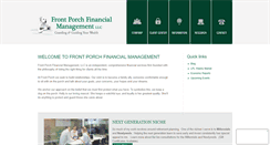 Desktop Screenshot of frontporchfinancial.com